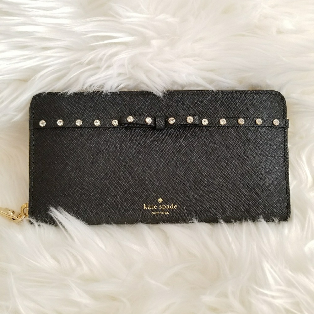 ❤ Kate Spade Elliott Street Lacey Bow Wallet